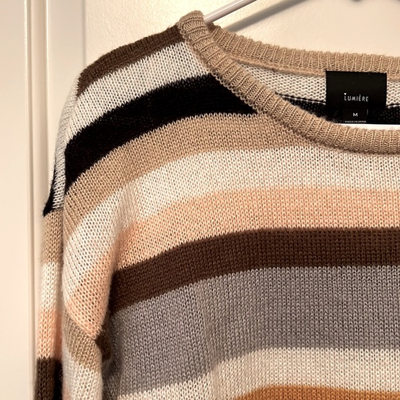 Multi-colored stripe sweater. - Picture 2 of 3